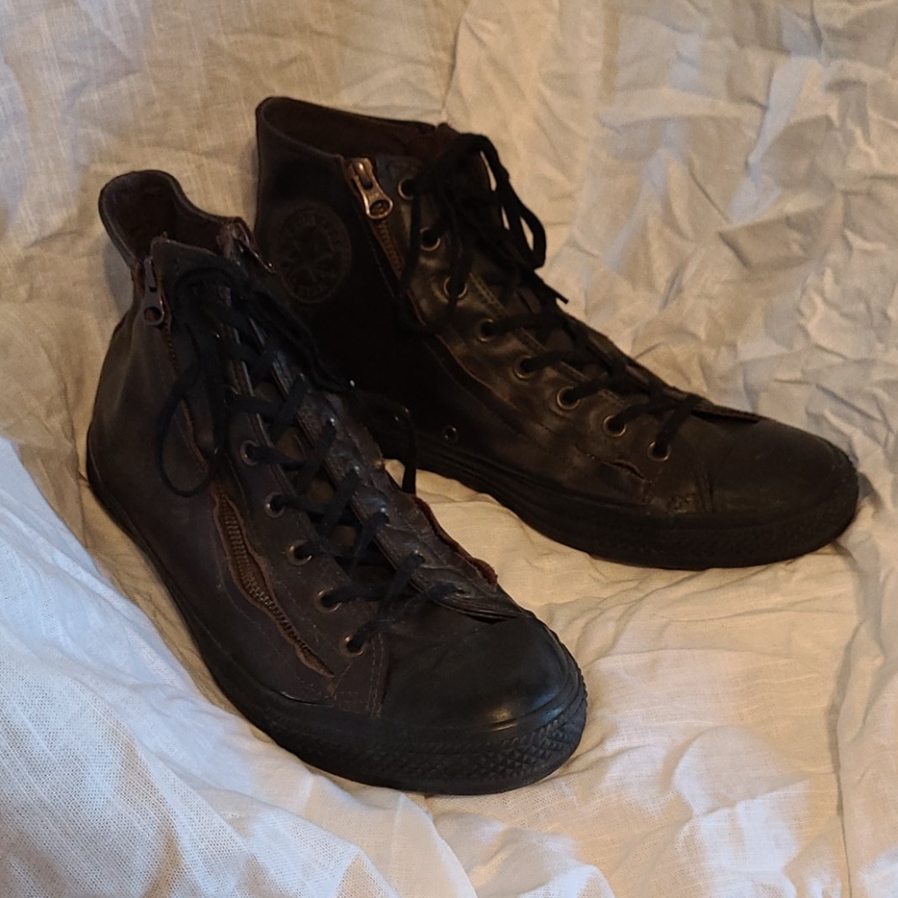 Leather convers
